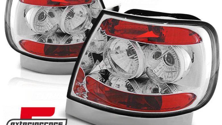 Stražnja svjetla (chrome) / Audi A4 B5 limuzina (1994-2000), LTAU01