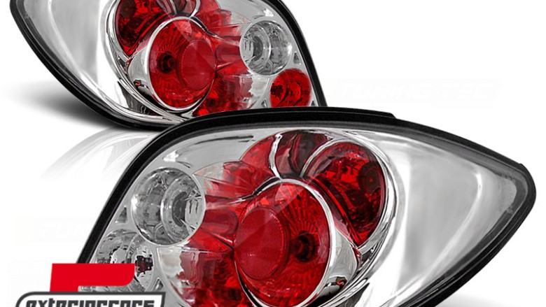 Stražnja svjetla (chrome) / Peugeot 307 hatchback (04.2001-2007) 3V 5V, LTPE12