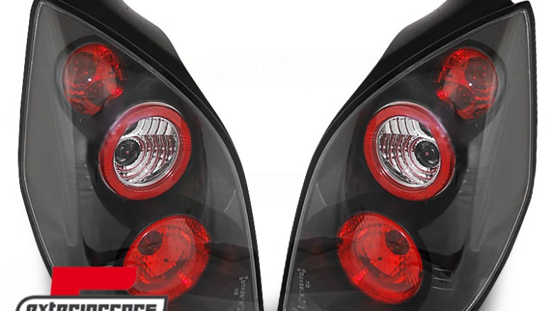 Stražnja svjetla (crna) / Citroen C2 hatchback (11.2003-2010), LTCI07