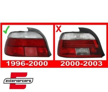 Stražnja svjetla (crvena/kristal) / BMW serije 5 E39 limuzina (1995-08.2000), LTBM49