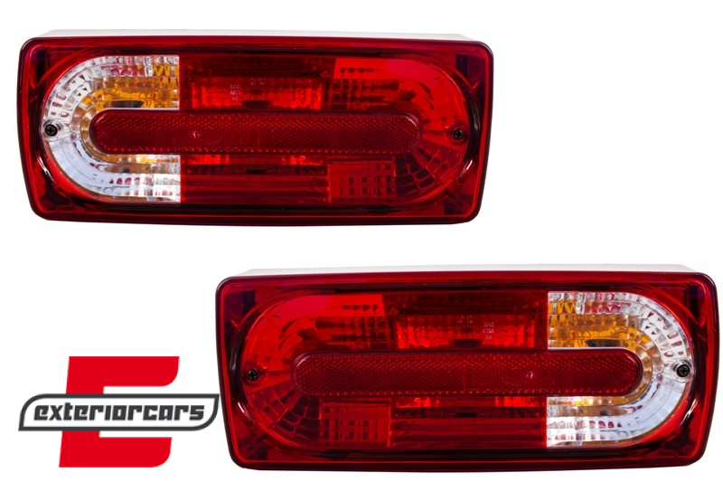 Stražnja svjetla OEM look (crvena/kristal) / Mercedes G-klasa W463 (1989-2015), TLMBW463RCOEM