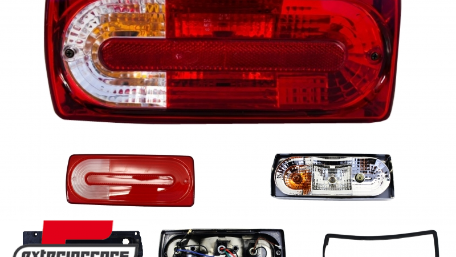 Stražnja svjetla OEM look (crvena/kristal) / Mercedes G-klasa W463 (1989-2015), TLMBW463RCOEM