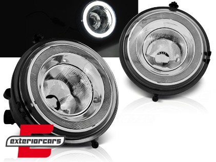 Svjetla za maglu Angel Eyes sa LED dnevnim svjetlima / Mini Cooper R55 R56 R57 R58 R59 R60 R61 (2006-2014), HAMC01