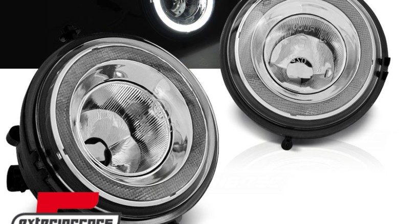 Svjetla za maglu Angel Eyes sa LED dnevnim svjetlima / Mini Cooper R55 R56 R57 R58 R59 R60 R61 (2006-2014), HAMC01