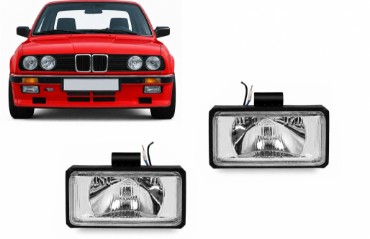 Svjetla za maglu (maglenke) (chrome) / BMW serije 3 E30 (1982-1990) limuzina cabrio, FLBME30