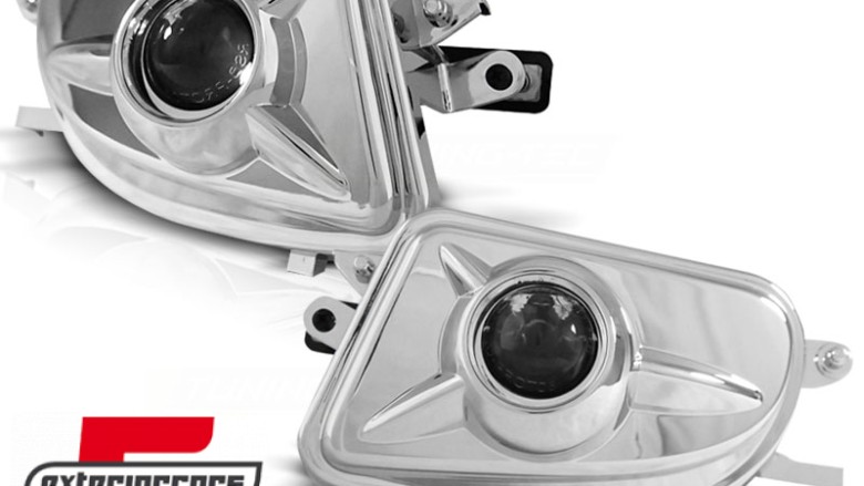 Svjetla za maglu (maglenke) (chrome) / Mercedes E klasa W210 S210 (1999-2002) SLK R170 (1996-2000) CLK W208 (1998-2002), HAME05