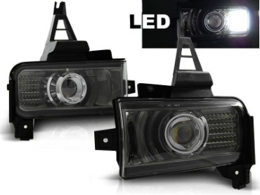 Svjetla za maglu sa LED pozicijskim svjetlom (crna/smoke) / Toyota Land Cruiser FJ200 (2007-2012), HATO01