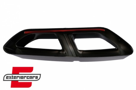 Ukrasni okviri nastavaci auspuha (piano crna) / VW Passat B8 3G GTE / Alltrack (2015-2019), MTVWPAB8