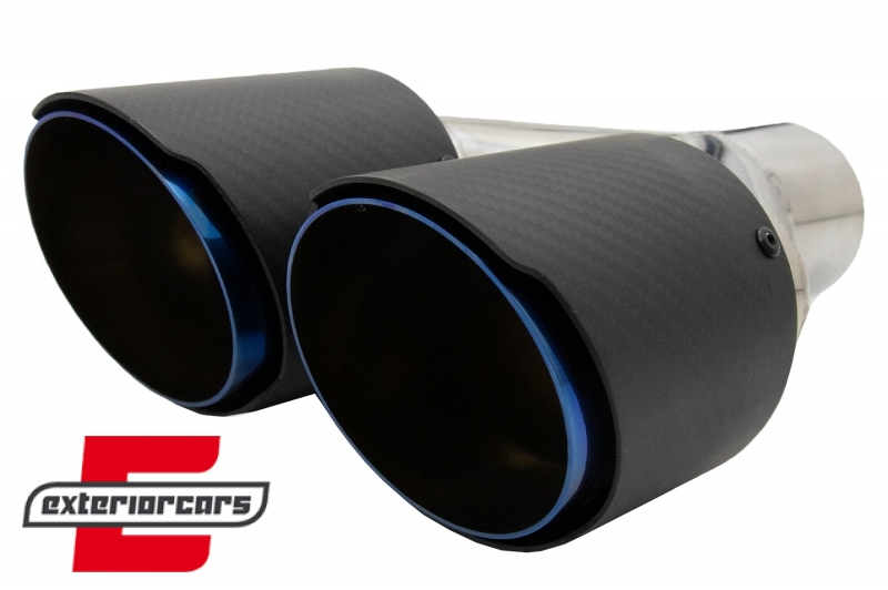 Univerzalni nastavak auspuha Carbon look-mat obrada, KLT078