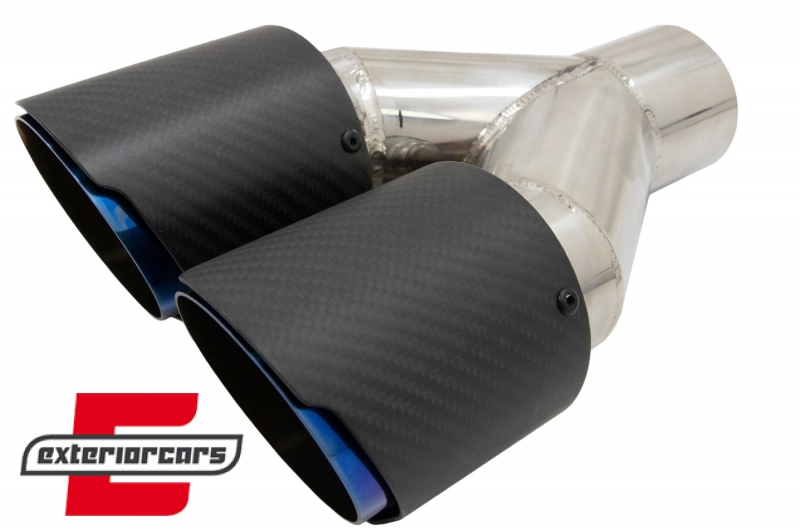 Univerzalni nastavak auspuha Carbon look-mat obrada, KLT078