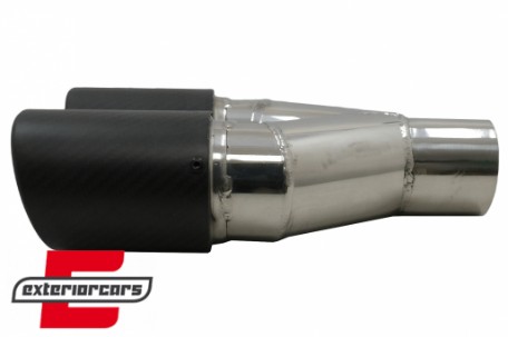 Univerzalni nastavak auspuha Carbon look (mat obrada) (lijeva strana), KLT083L