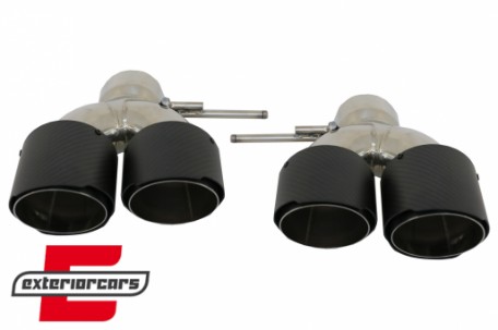 Univerzalni nastavci auspuha Carbon look, KLT077PB