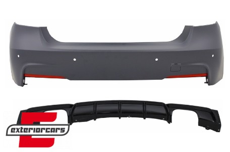 Zadnji branik & difuzor zraka M-Performance dizajn / BMW serije 3 F30 (2011-2019), CORBBMF30MTN