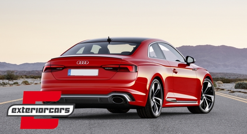 Zadnji branik Quattro RS5 dizajn / Audi A5 F5 (2017-2019), RBAUA5F5RS
