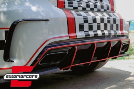 Zadnji splitteri A45 AMG Aero Edition Look (piano crna) / Mercedes A-klasa W176 (2012-2018), GCP-176150