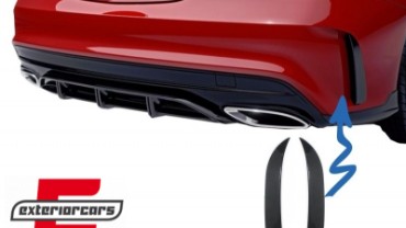 Zadnji splitteri CLA45 AMG dizajn (piano crna) / Mercedes CLA W117 C117 X117 (2013-2018), RBSPMBW117AMG2