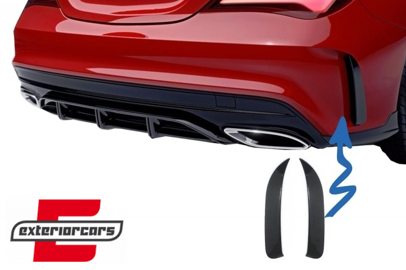 Zadnji splitteri CLA45 AMG dizajn (piano crna) / Mercedes CLA W117 C117 X117 (2013-2018), RBSPMBW117AMG2