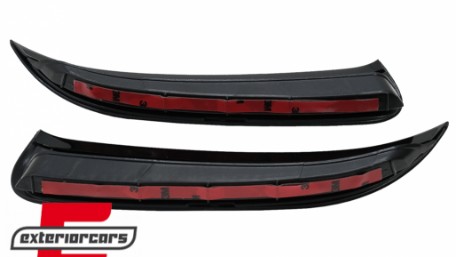 Zadnji splitteri CLA45 AMG dizajn (piano crna) / Mercedes CLA W117 C117 X117 (2013-2018), RBSPMBW117AMG2