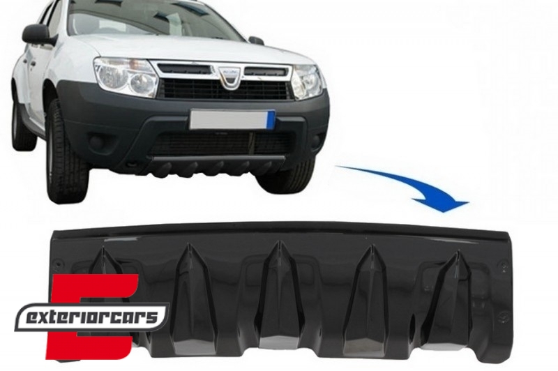 Zaštita prednjeg branika (piano crna) / DACIA Duster 4x4 / 4x2 (2010-2017), SPFBDDPB