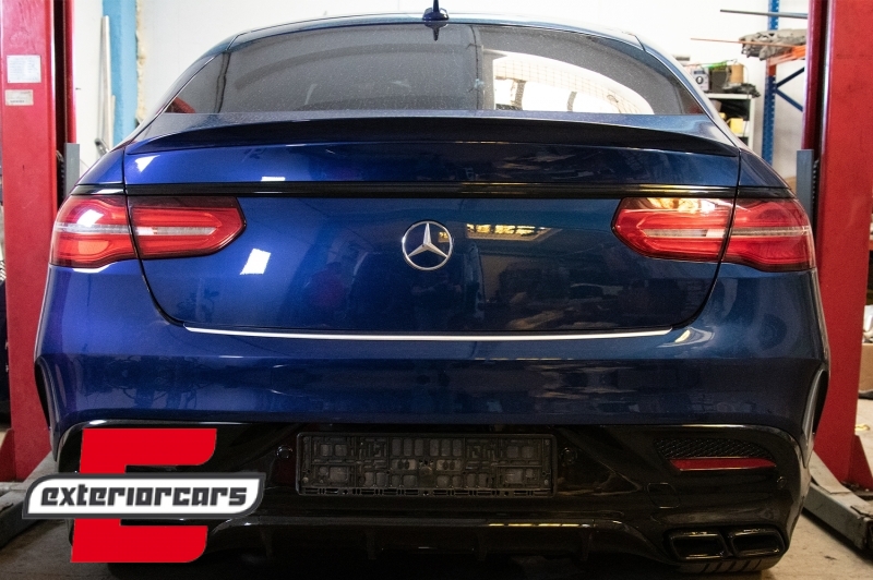 Zaštita stražnjeg branika - aluminijski poklopac / MERCEDES GLE Coupe C292 (2015-2019), FPMBGLEC292