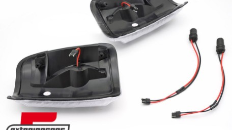Žmigavci u retrovizorima LED SEQ (bijela) / Ford Transit (2013-2023), KBFO25