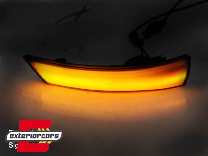 Žmigavci u retrovizorima LED SEQ (smoke) / Ford Focus Mk2 Mk3 (2007-2018) Mondeo Mk4 (2010-2014), KBFO06