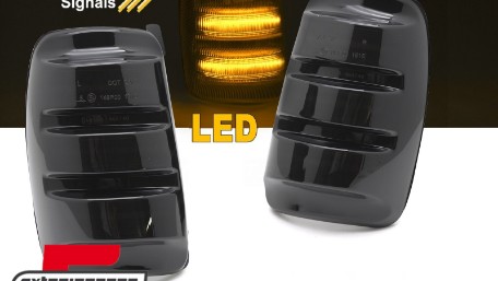 Žmigavci u retrovizorima LED SEQ (smoke) / Ford Transit (2013-2023), KBFO26