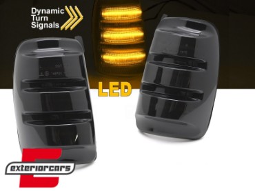 Žmigavci u retrovizorima LED SEQ (smoke) / Ford Transit (2013-2023), KBFO26