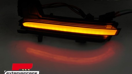 Žmigavci u retrovizorima LED SEQ (smoke) / ŠKODA Kodiaq (2016-2023) Karoq (2017-), KBSK01