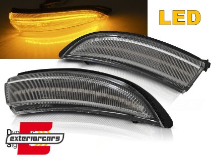 Žmigavci u retrovizoru LED SEQ (bijela) / Ford Fiesta Mk7 (2013-2016), KBFO13