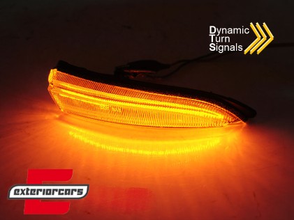 Žmigavci u retrovizoru LED SEQ (bijela) / Ford Fiesta Mk7 (2013-2016), KBFO13
