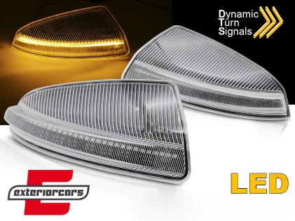 Žmigavci u retrovizoru LED SEQ (bijela) / MERCEDES C klasa W204 S204 (2007-2010) ML klasa W164 (2008-2011) Vito W639 (2010-2014), KBME10