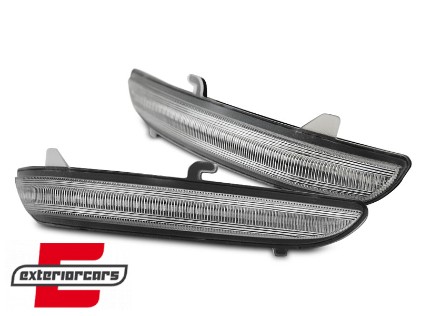Žmigavci u retrovizoru LED SEQ (bijela) / Peugeot 208 2008 (2012-2020) Citroen C3 (2016-), KBPE07