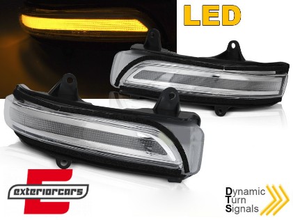 Žmigavci u retrovizoru LED SEQ (bijela) / Toyota Land Cruiser Prado 150 (2009-2017), KBTO04