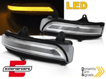 Žmigavci u retrovizoru LED SEQ (bijela) / Toyota Land Cruiser Prado 150 (2009-2017), KBTO04