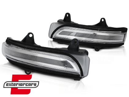 Žmigavci u retrovizoru LED SEQ (bijela) / Toyota Land Cruiser Prado 150 (2009-2017), KBTO04