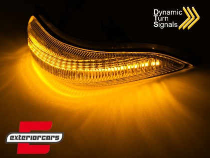 Žmigavci u retrovizoru LED SEQ (bijela) / Toyota Yaris III P13 (2011-2019), KBTO10