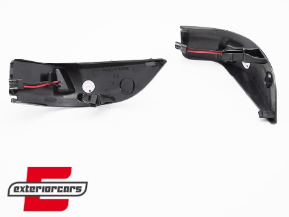 Žmigavci u retrovizoru LED SEQ (bijela) / Toyota Yaris III P13 (2011-2019), KBTO10