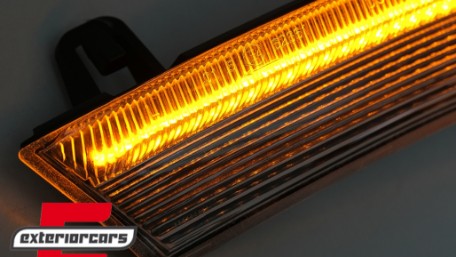 Žmigavci u retrovizoru LED SEQ (bijela) / VW Golf 5 6 Plus Jetta Passat Sharan Škoda Superb (2002-2008) Seat Alhambra (2009-2010), KBVW18