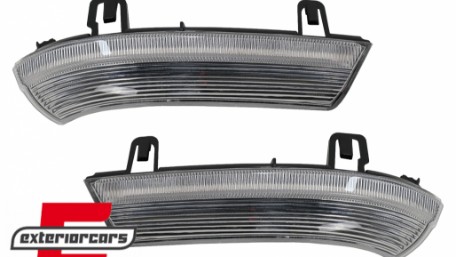 Žmigavci u retrovizoru LED SEQ (bijela) / VW Golf 5 6 Plus Jetta Passat Sharan Škoda Superb (2002-2008) Seat Alhambra (2009-2010), KBVW18