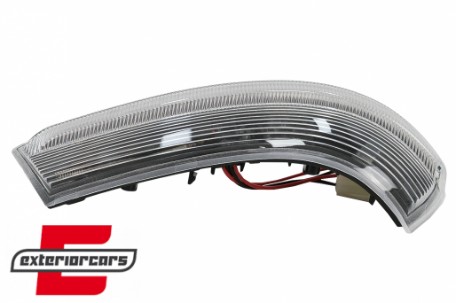 Žmigavci u retrovizoru LED SEQ (bijela) / VW Golf 5 6 Plus Jetta Passat Sharan Škoda Superb (2002-2008) Seat Alhambra (2009-2010), KBVW18