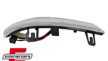 Žmigavci u retrovizoru LED SEQ (bijela) / VW Golf 5 6 Plus Jetta Passat Sharan Škoda Superb (2002-2008) Seat Alhambra (2009-2010), KBVW18