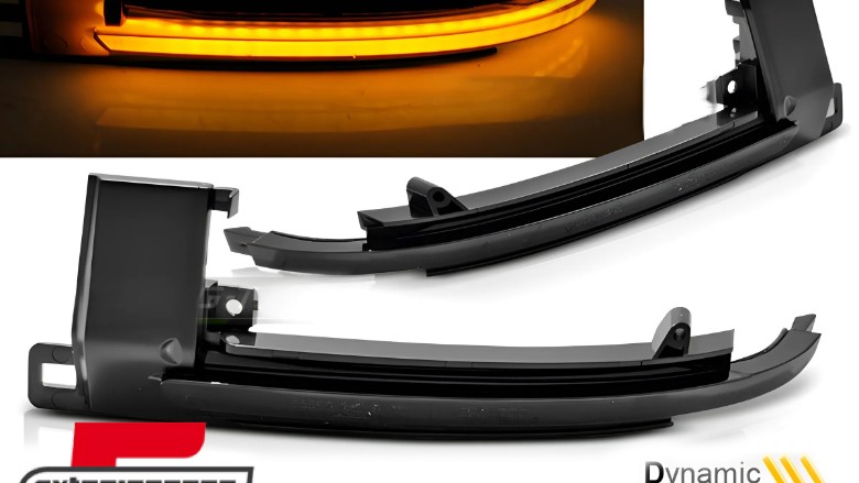 Žmigavci u retrovizoru LED SEQ (smoke) / AUDI A3 (2008-2011) A4 (2007-2011) A5 (2007-2011) A6 (2008-2010) Q3 (2011-2017), KBAU19