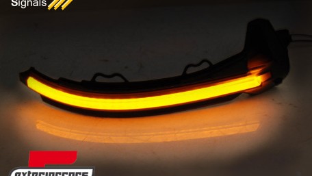 Žmigavci u retrovizoru LED SEQ (smoke) / AUDI A4 B9 (2016-2024) A5 F5 (2017-2024), KBAU20