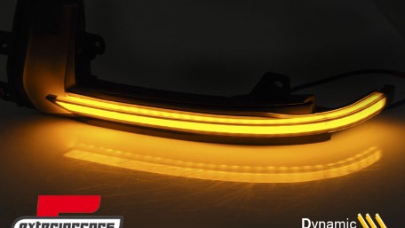 Žmigavci u retrovizoru LED SEQ (smoke) / AUDI A6 C7 (2011-2018), KBAU18