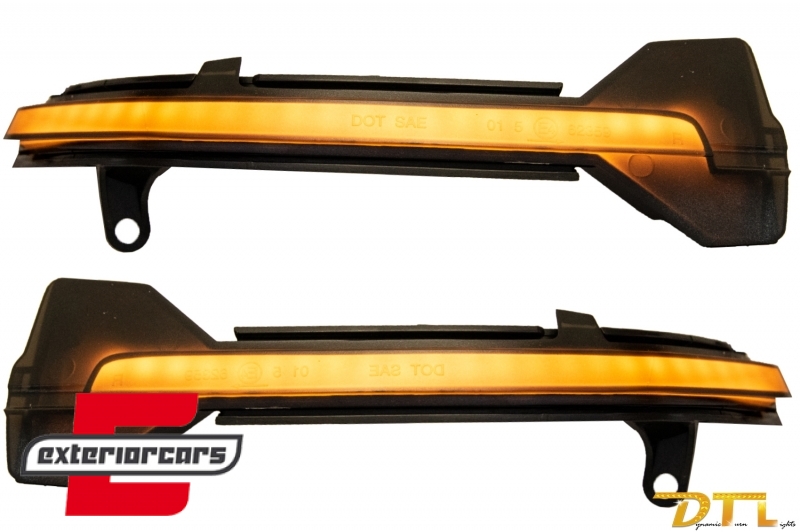 Žmigavci u retrovizoru LED SEQ (smoke) / BMW 5er F10 F11 F07 LCI (2014-2017) 6er F12 F13 F06 LCI (2014-2018) 7 F01 LCI (2012-2015), KBBM28