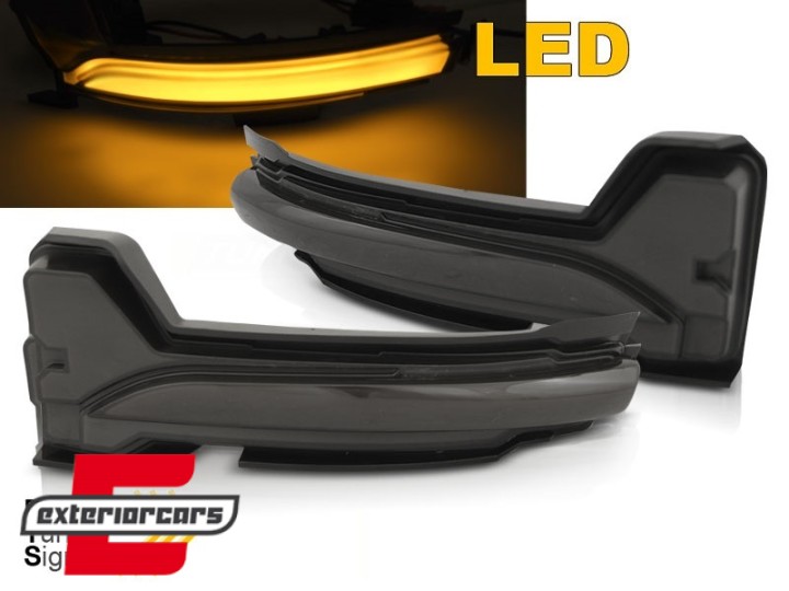 Žmigavci u retrovizoru LED SEQ (smoke) / Ford Focus Mk4 (2018-), KBFO19