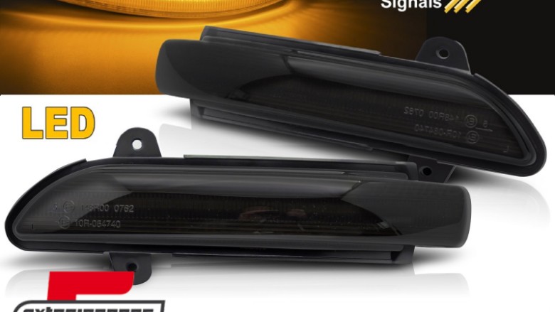 Žmigavci u retrovizoru LED SEQ (smoke) / Mercedes E klasa S211 W211 CLS klasa W219 S klasa W221 CL klasa C216, KBME13