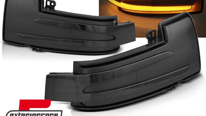 Žmigavci u retrovizoru LED SEQ (smoke) / MERCEDES G klasa W463 (2012-2018) ML klasa W166 (2011-2015) R klasa W251 (2010-2017), KBME03