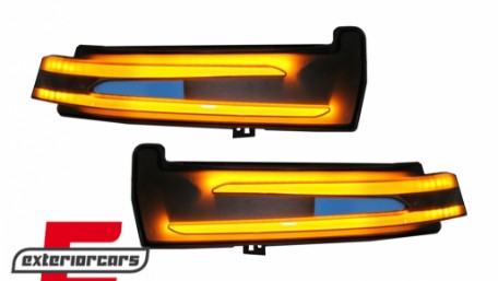 Žmigavci u retrovizoru LED SEQ (smoke) / MERCEDES W176 W246 W204 W216 W218 W212 X204 W221, KBME01